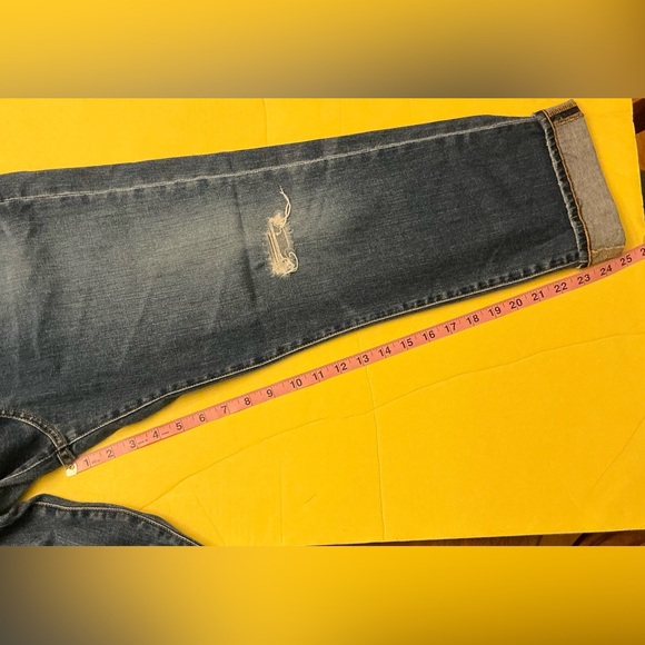 AG Adriano Goldschmied ex boyfriend distressed jeans sz 32 - Picture 12 of 12